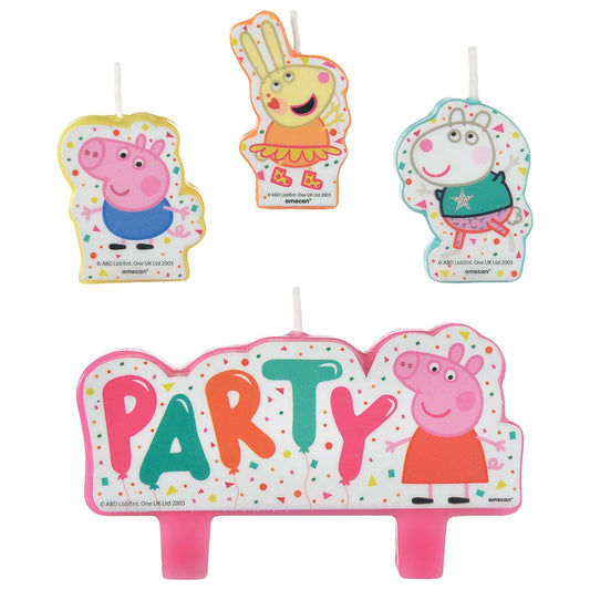 Birthday Candle Set Peppa Confetti Party - Peppa Pig