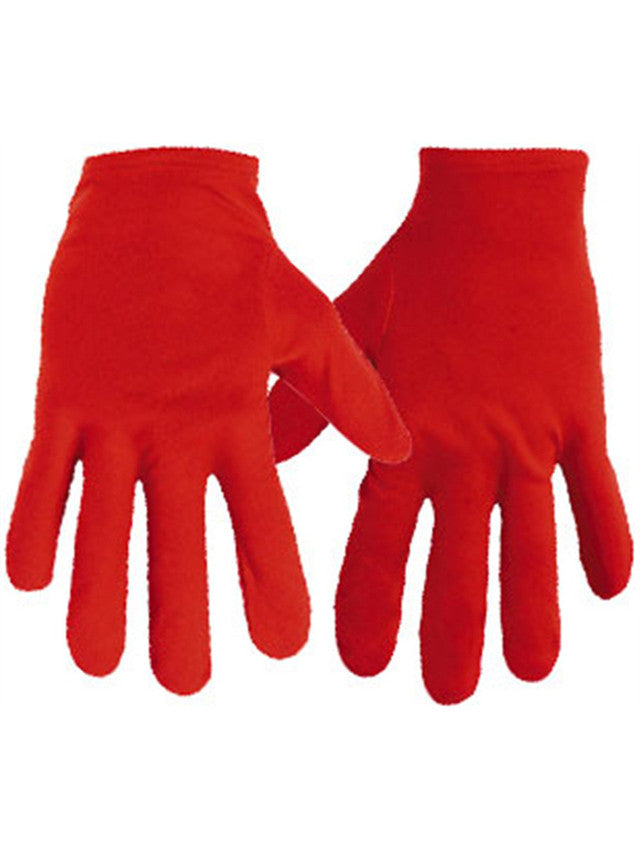 Captain America Deluxe Child Gloves Red