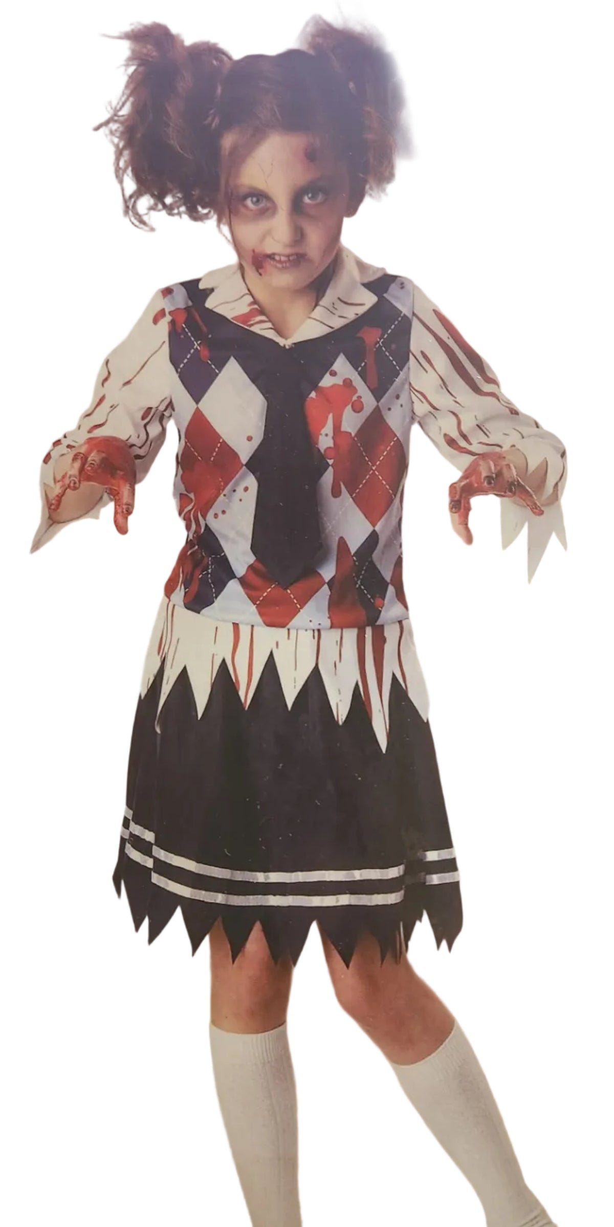 Zombie School Girl Child Costume