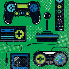 Gamer Themed Luncheon Napkins