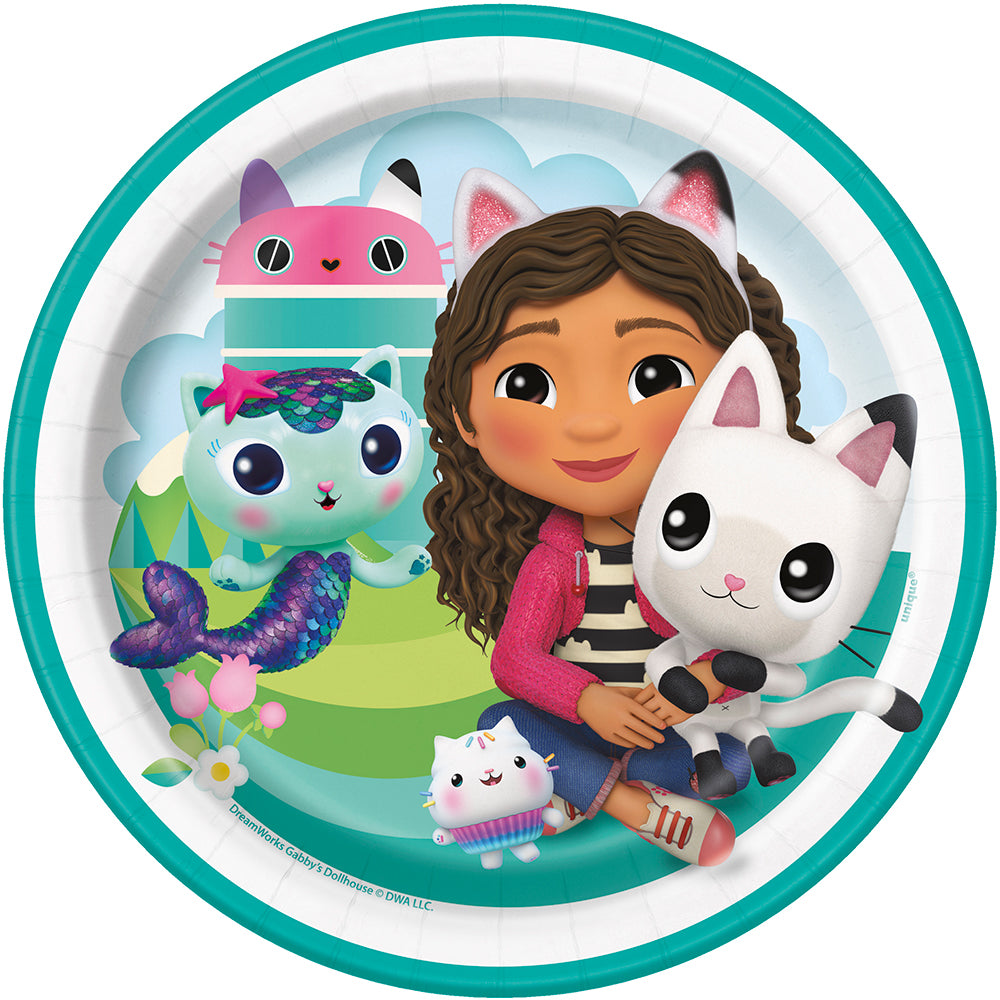 Round Dessert Plates 7" - Gabby's Dollhouse