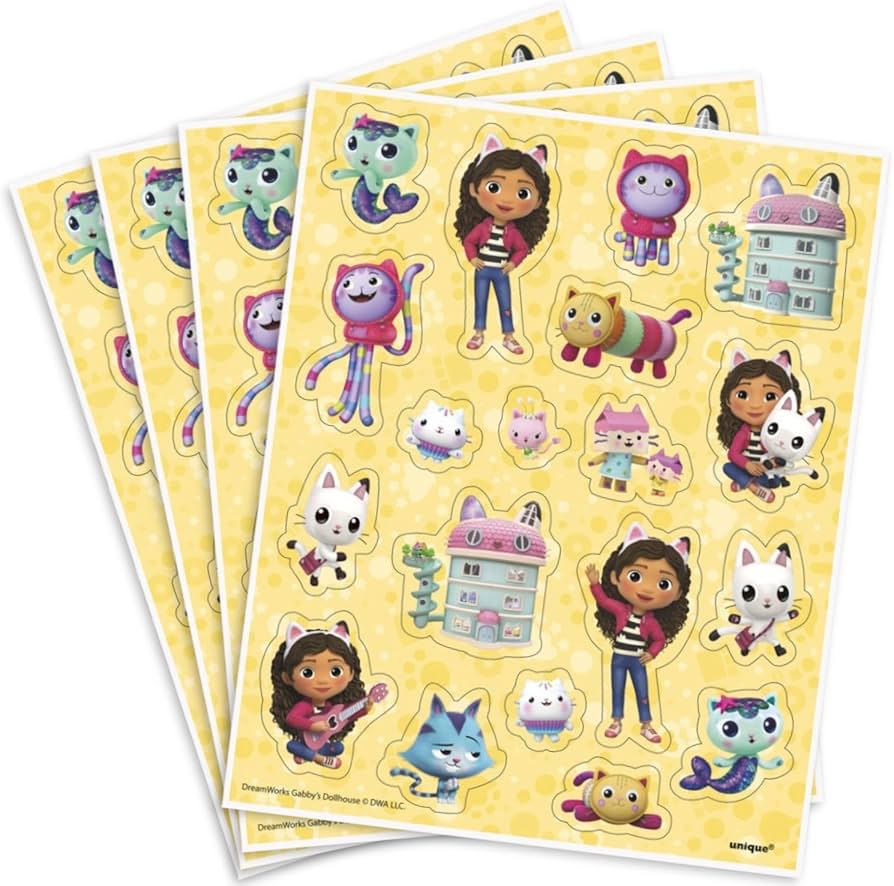 Gabby's Dollhouse Sticker Sheets
