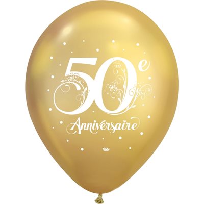 B.12'' 50e Anniversaire Or 2 faces