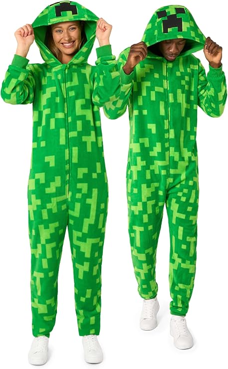 Creeper Adult Onesie - Minecraft