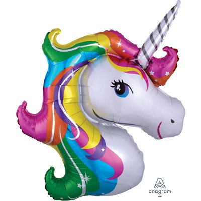 M.33" SuperShape Rainbow Unicorn
