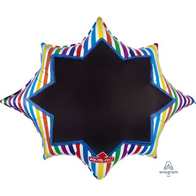 M. 35" Chalkboard Write-in Supershape