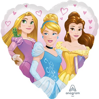 M. Princesses en forme de cœur 18"