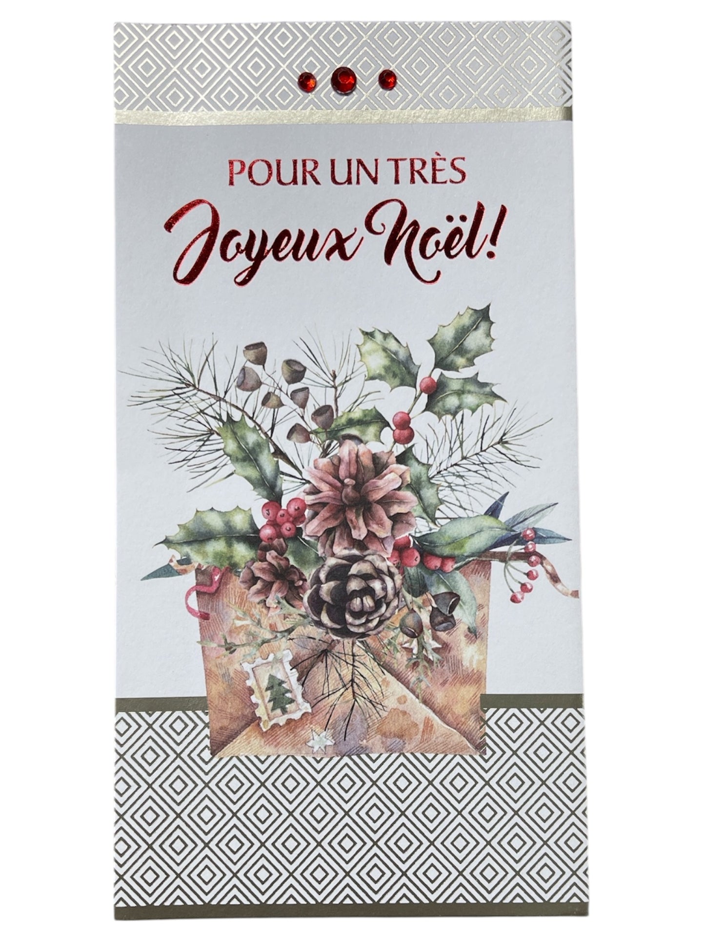 Carte De Souhait - Très Joyeux Noël Porte-Billets