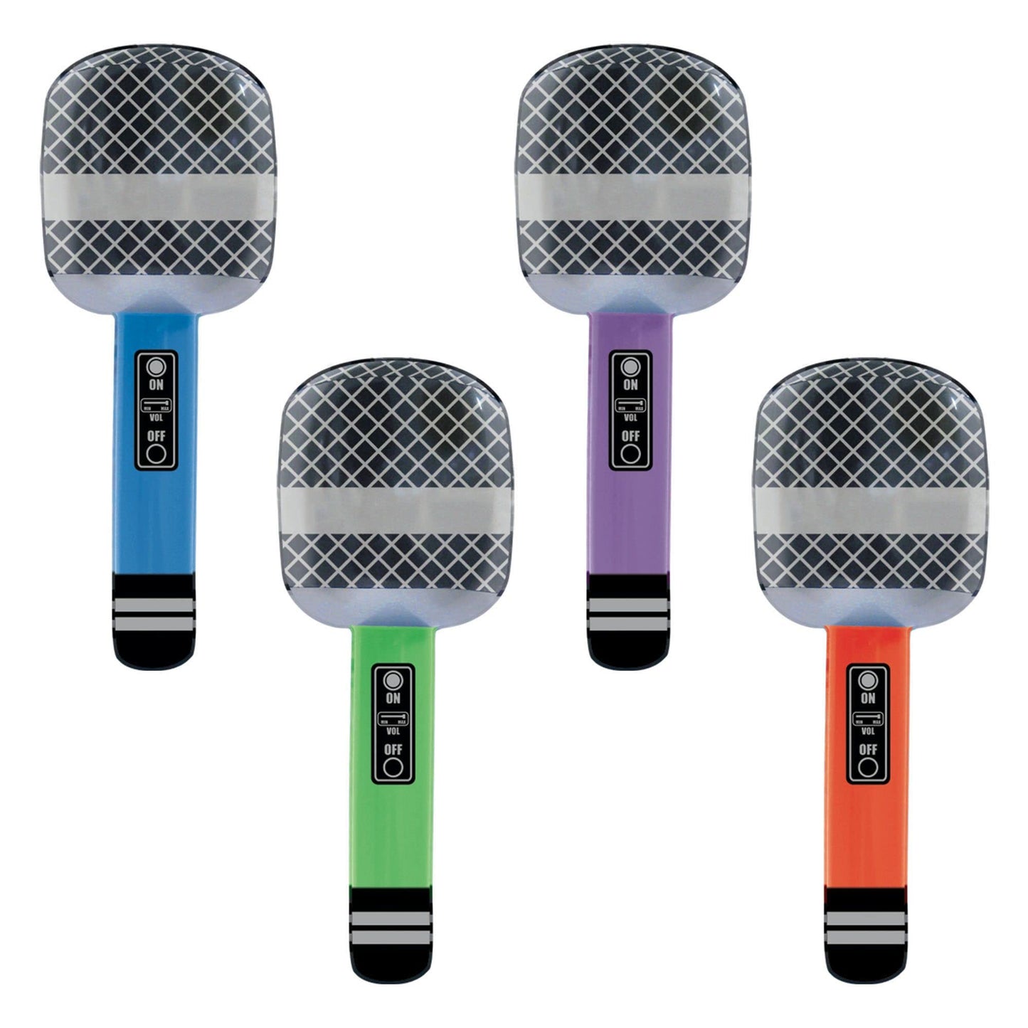 Inflatable Microphone 4 Pack