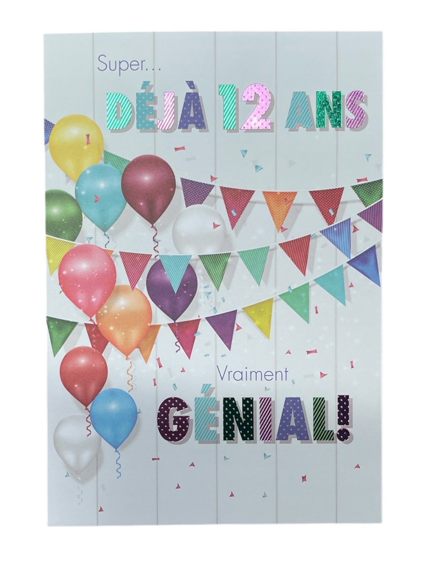 Carte De Souhait - Fête 12 Ans