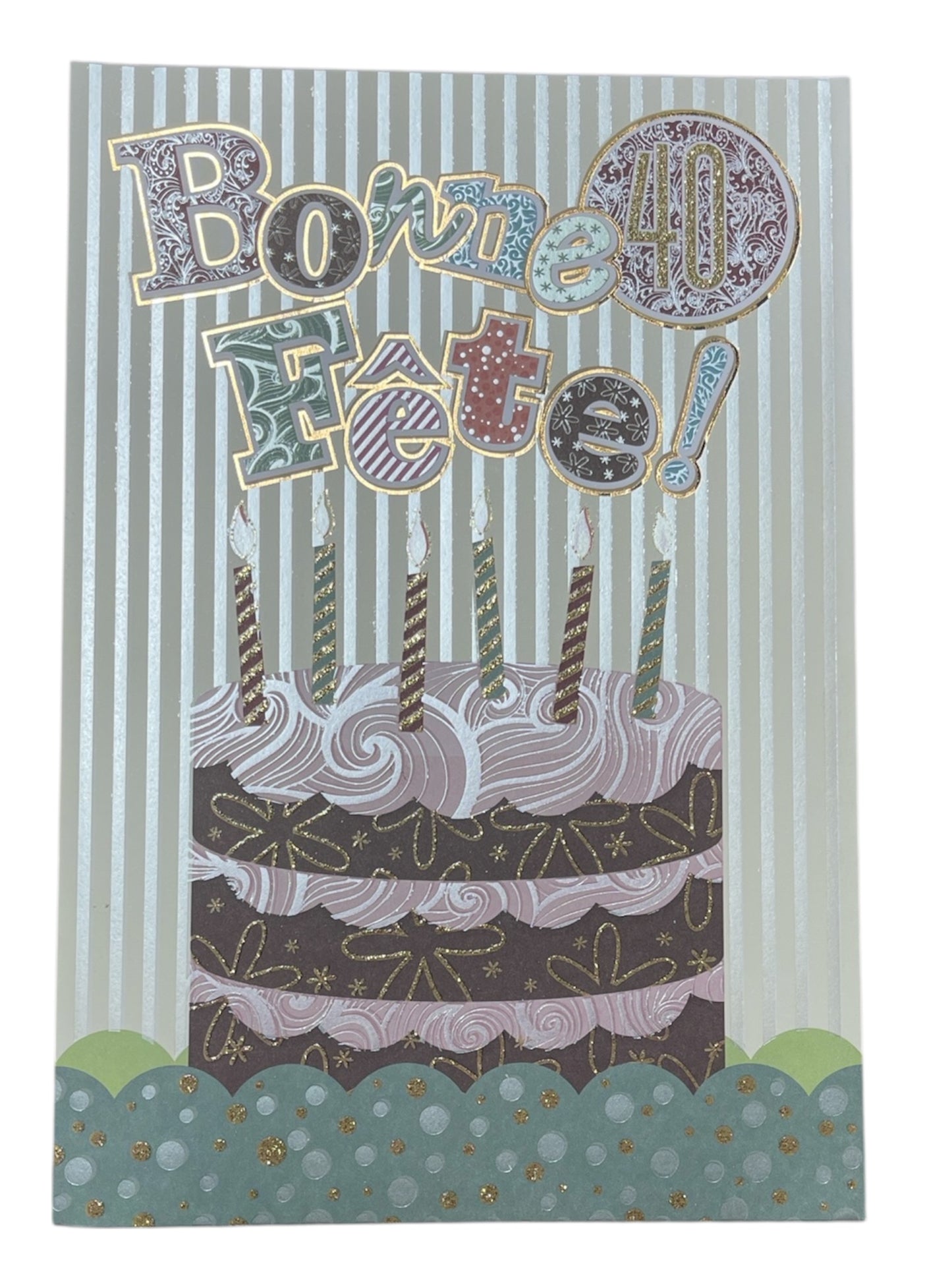 Carte De Souhait - Fête 40 Ans