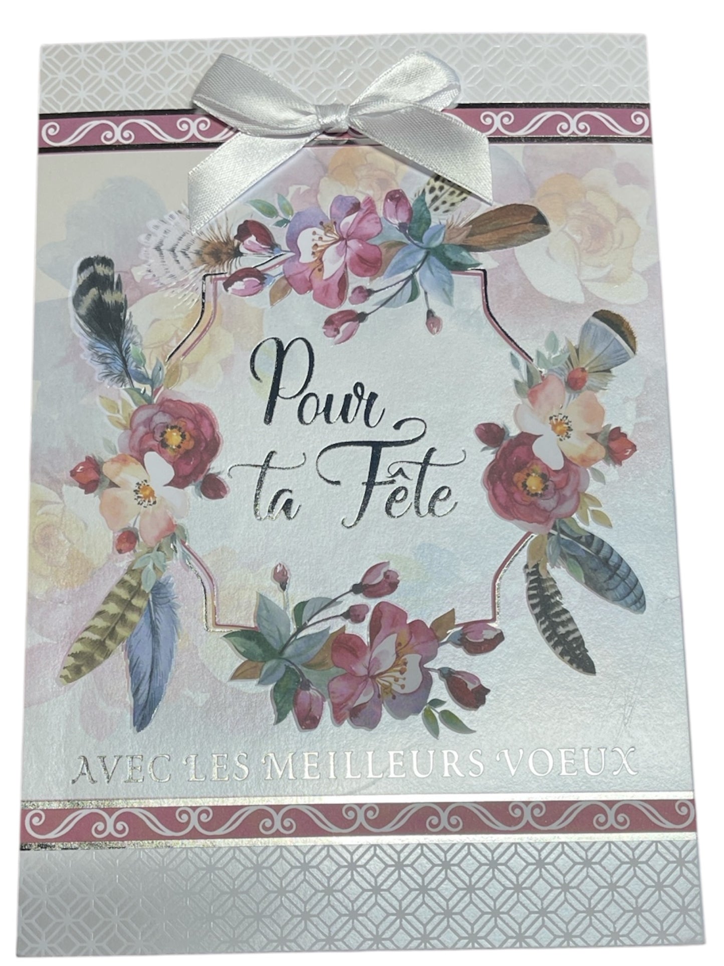 Carte De Souhait - Pour Ta Fête Avec Les Meilleurs Voeux