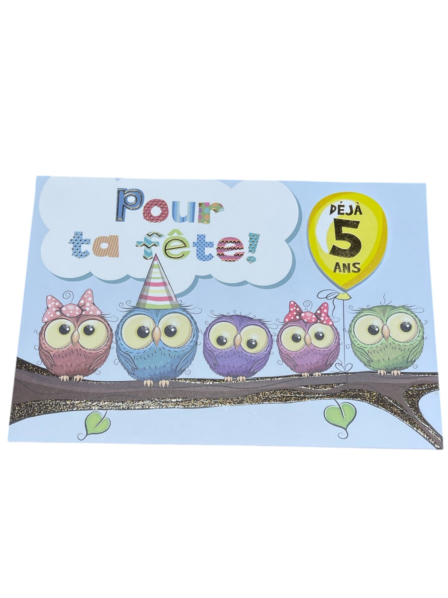 Carte De Souhait - Fête 5 Ans Paysage