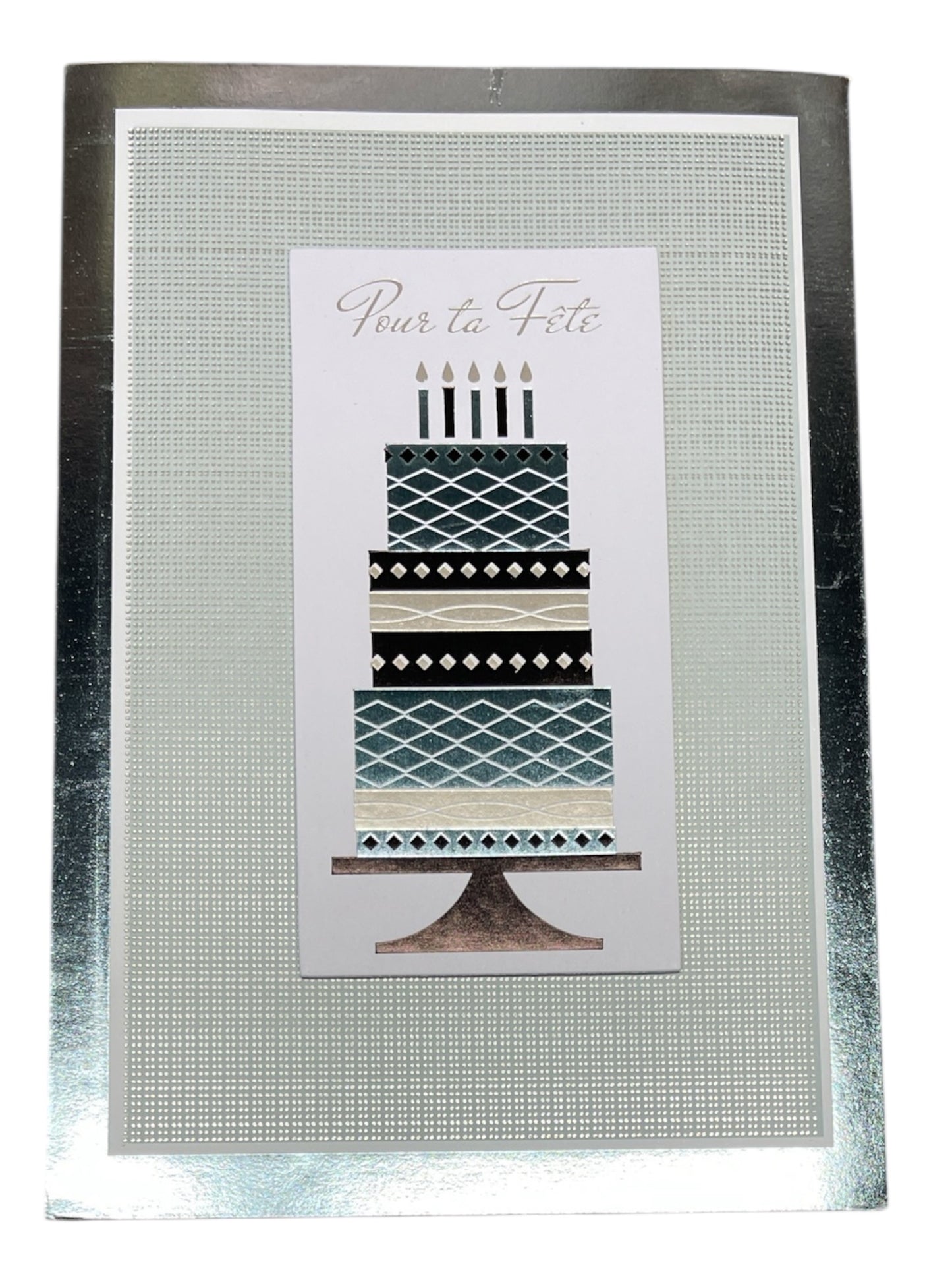 Carte De Souhait - Pour Ta Fête Argentée