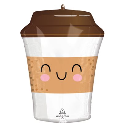 M.21" Sippy Friends Coffee To Go Balloon