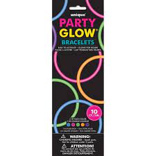 Party Glow Bracelets 8" - 10 Pack