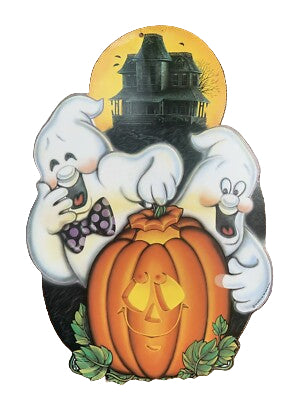 Ghosts & Pumpkin Cutout