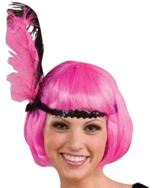 Pink Flapper Wig