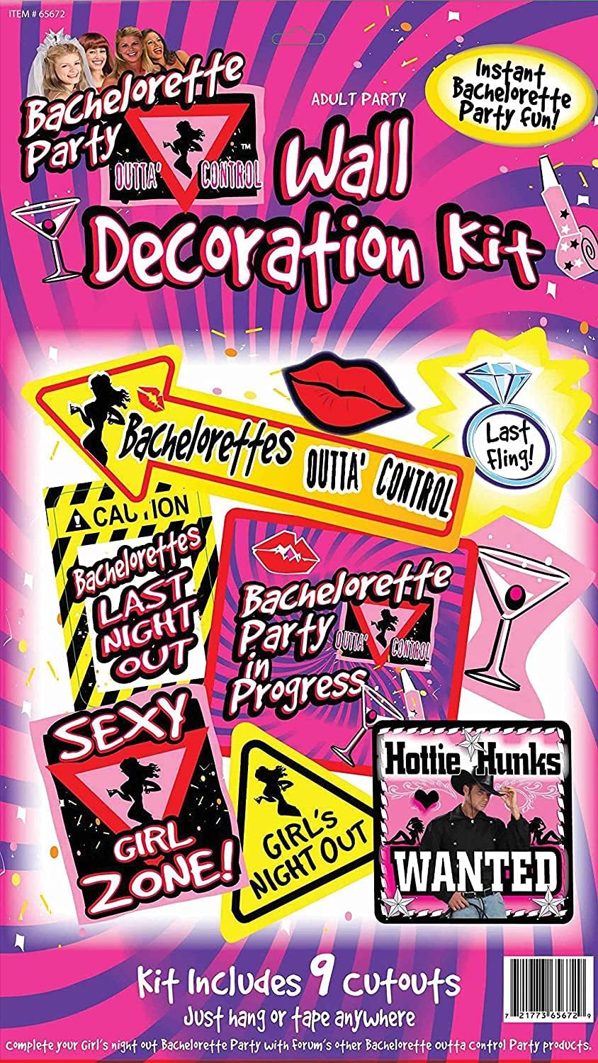 Wall Decoration Kit - Bachelorette Party