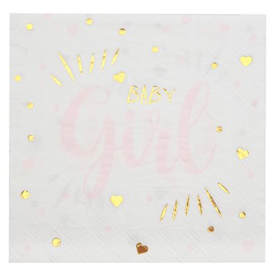 Serviette Baby Shower - Baby Color