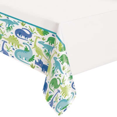 Blue And Green Dinosaur Tablecover