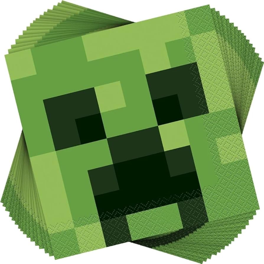 Luncheon Napkins - Minecraft