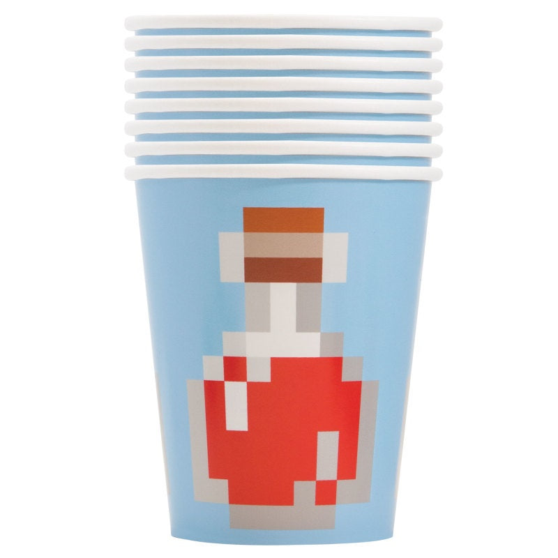 Gobelets en papier de 25 cl – Minecraft