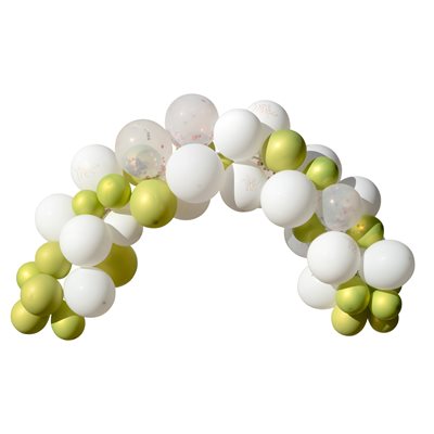 Balloon Arch Happy Marriage Box - 50 Balloons and Ribbon