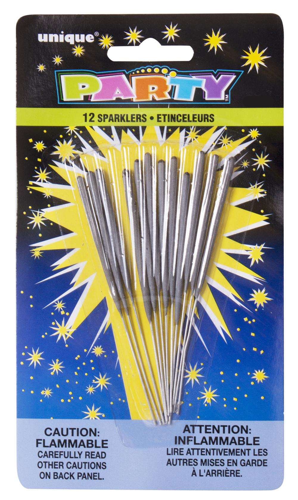 4" Sparklers - 12 Pieces