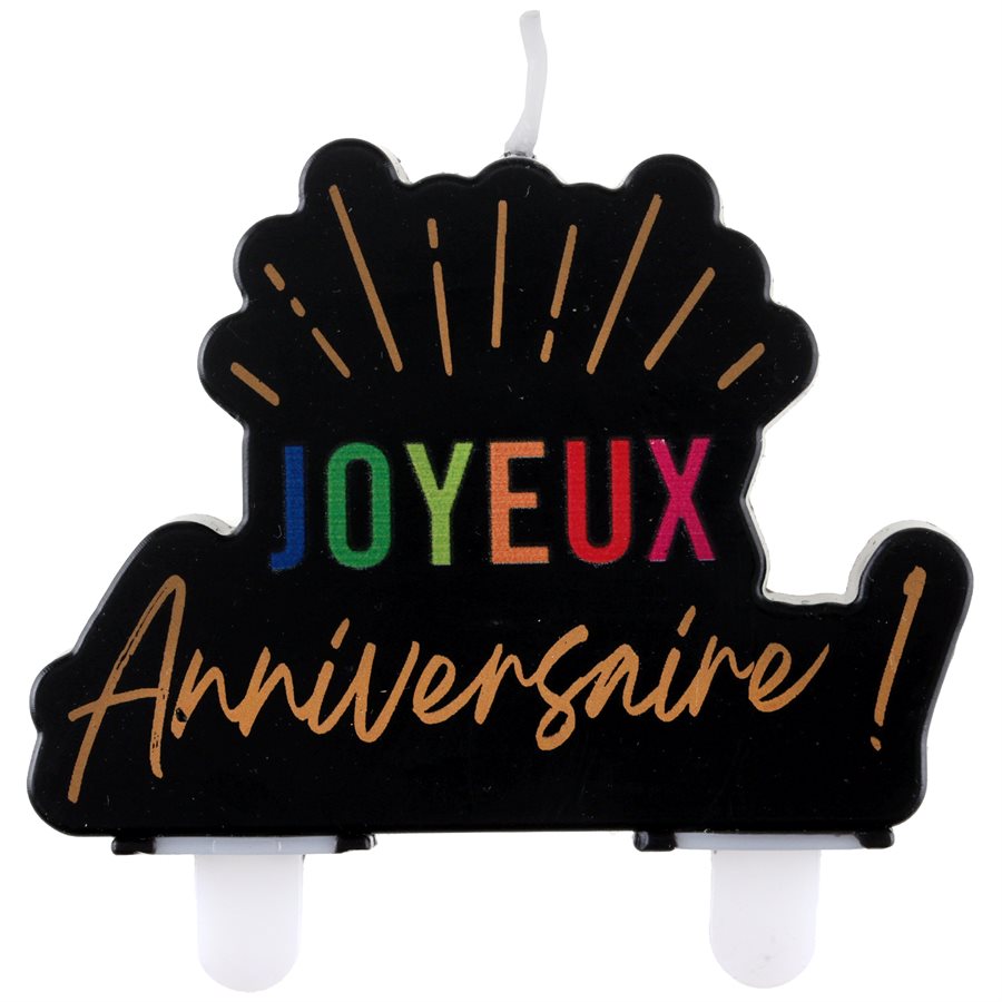 Bougie Anniversaire Festicolor