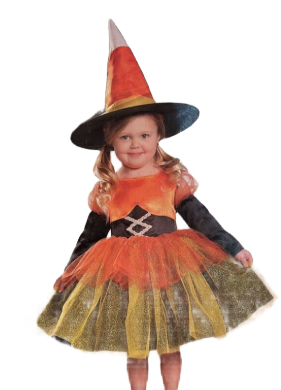 Candy Corn Witch - Toddler Costume
