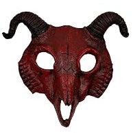 Big Horn Skull Mask Assorted