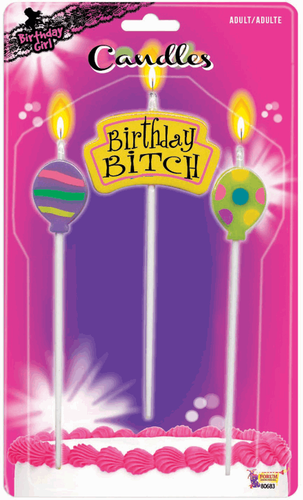 Birthday Bitch Candles