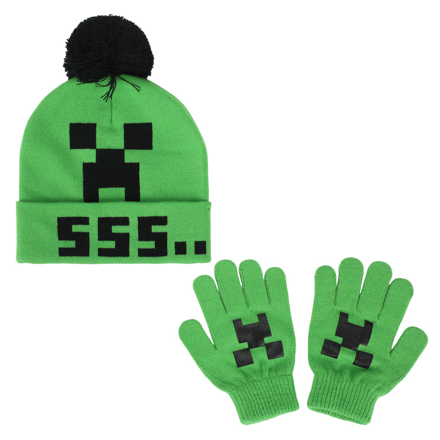 SSS… Boom Tuque et Gants - Minecraft