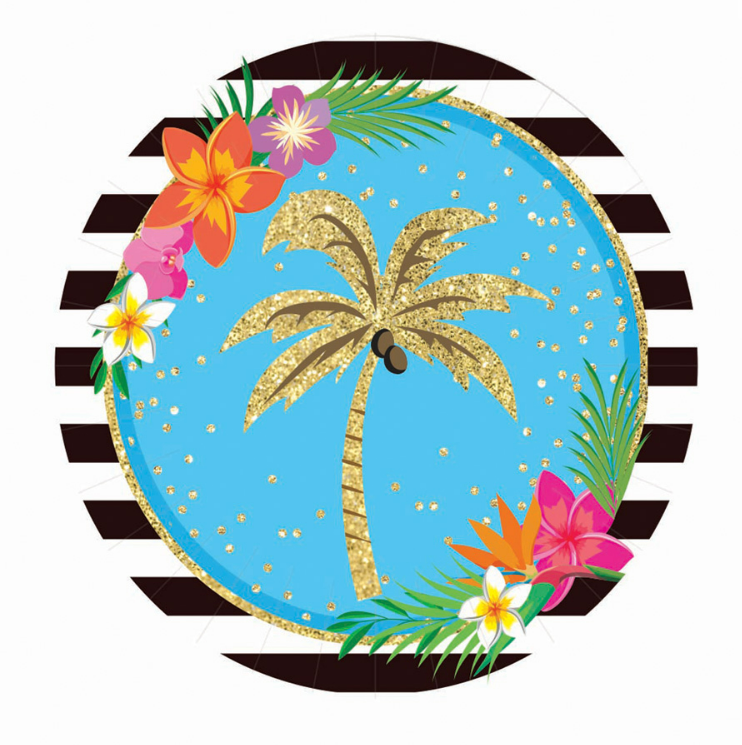 Luau – Plates 7"