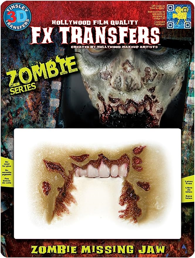 Transferts d'effets spéciaux 3D Zombie Missing Jaw