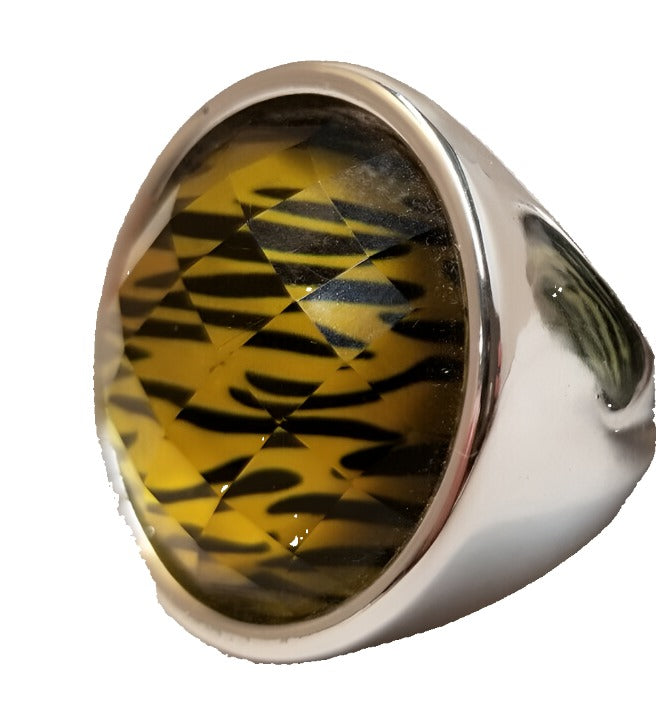 Bague rocker des années 80