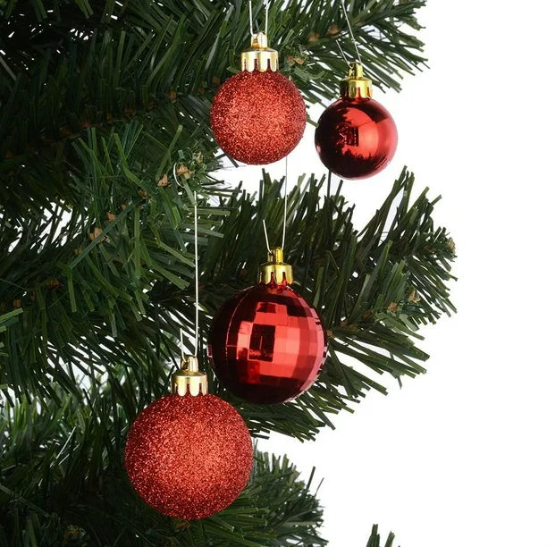 Shatterproof Ornaments (20 Pcs Pak) - Holiday Time