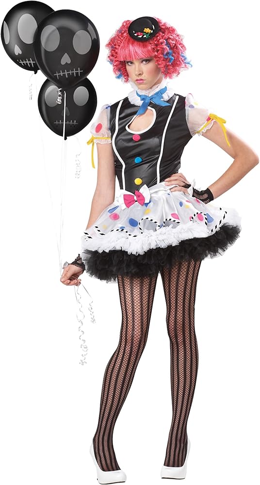 Sassie The Clown - Teen Costume