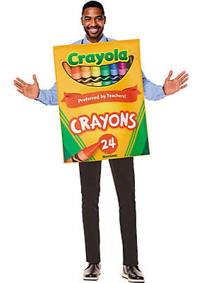 Quik Change Classic Crayola Box - Adult Costume