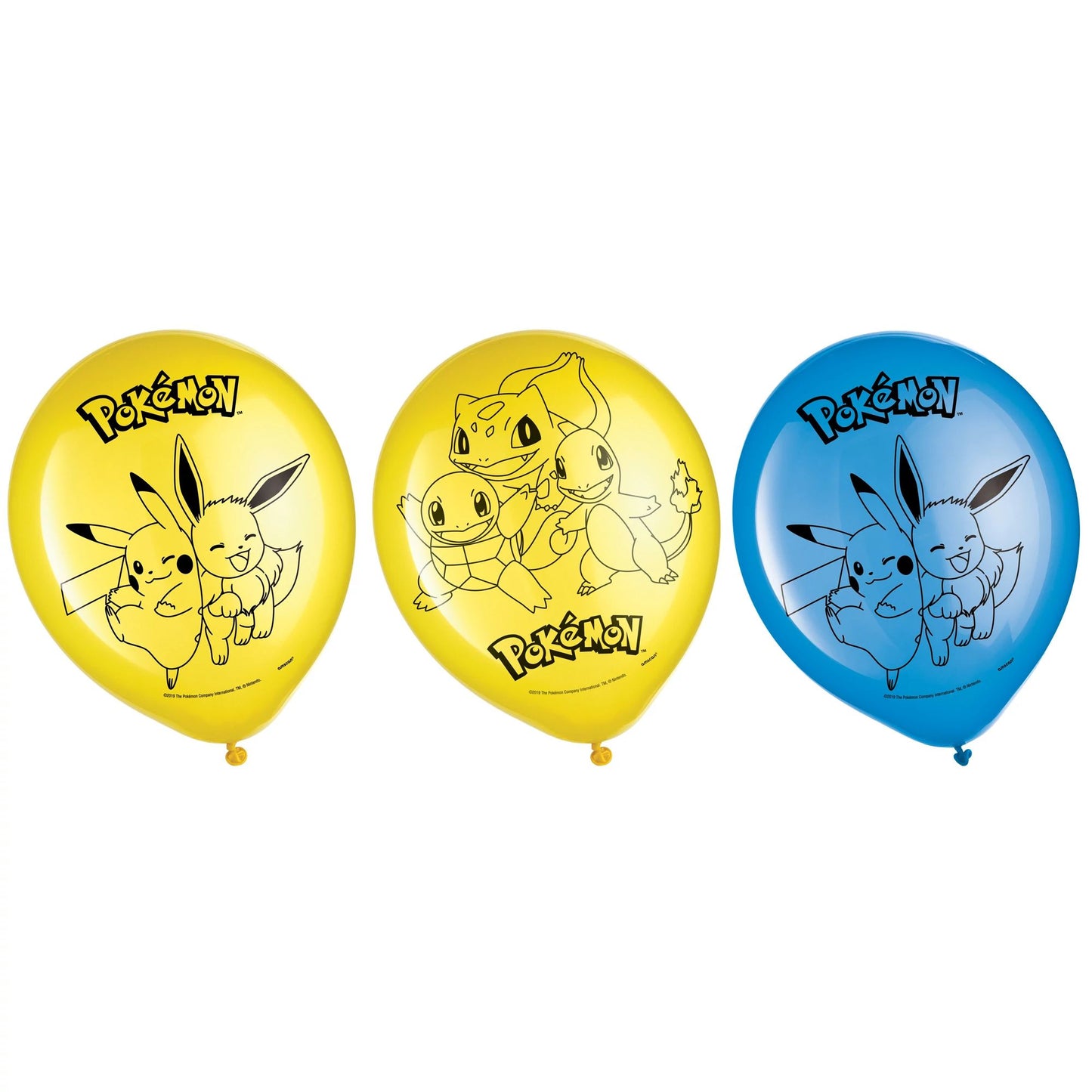 Latex Ballon 6 pack - Pokémon