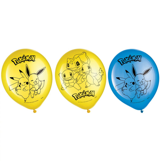 Latex Ballon 6 pack - Pokémon