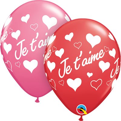 B.11'' Je t'aime Coeurs