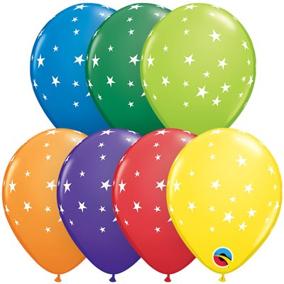 B. 5" Carnival Star Assorted Colors