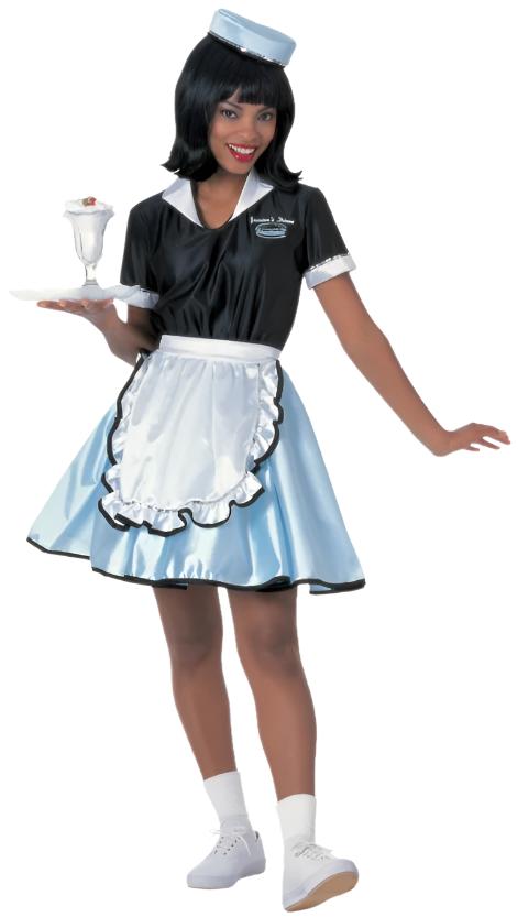 Car Hop Girl Drive In Costume