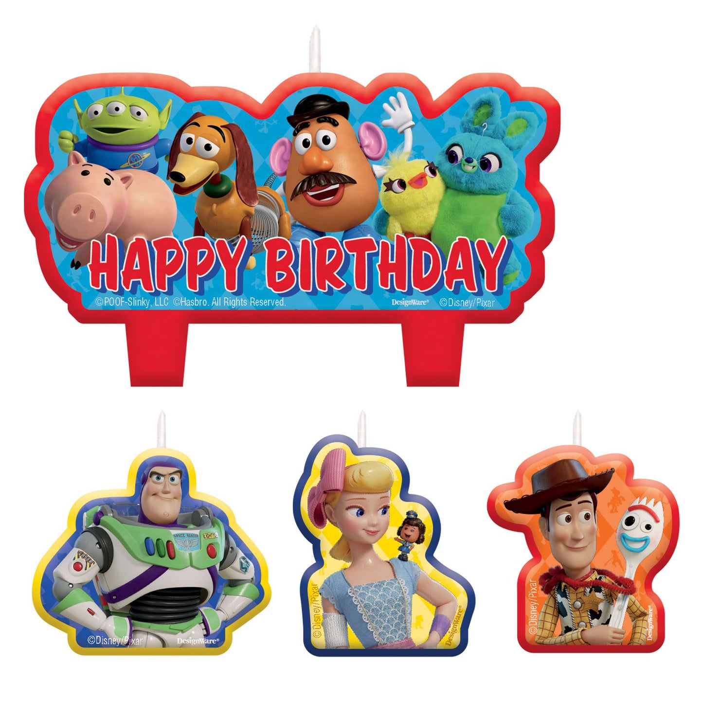 Toy Story Birthday Candle Set - Toy Story 4