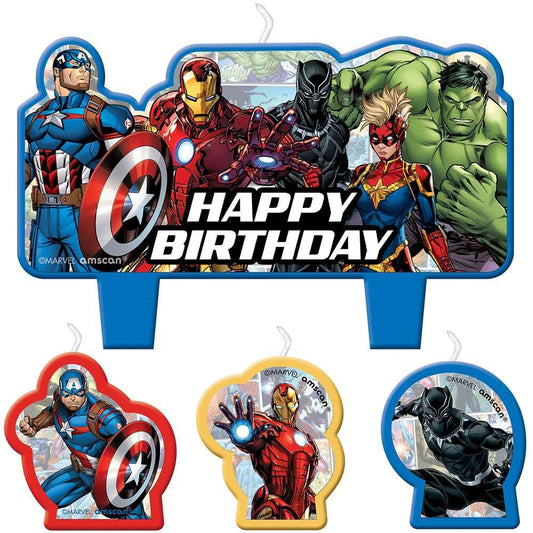 Avengers Birthday Candle Set - Avengers Unite