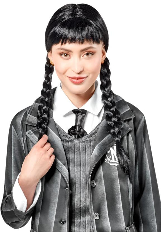 Wednesday Wig Adult - The Addams Family