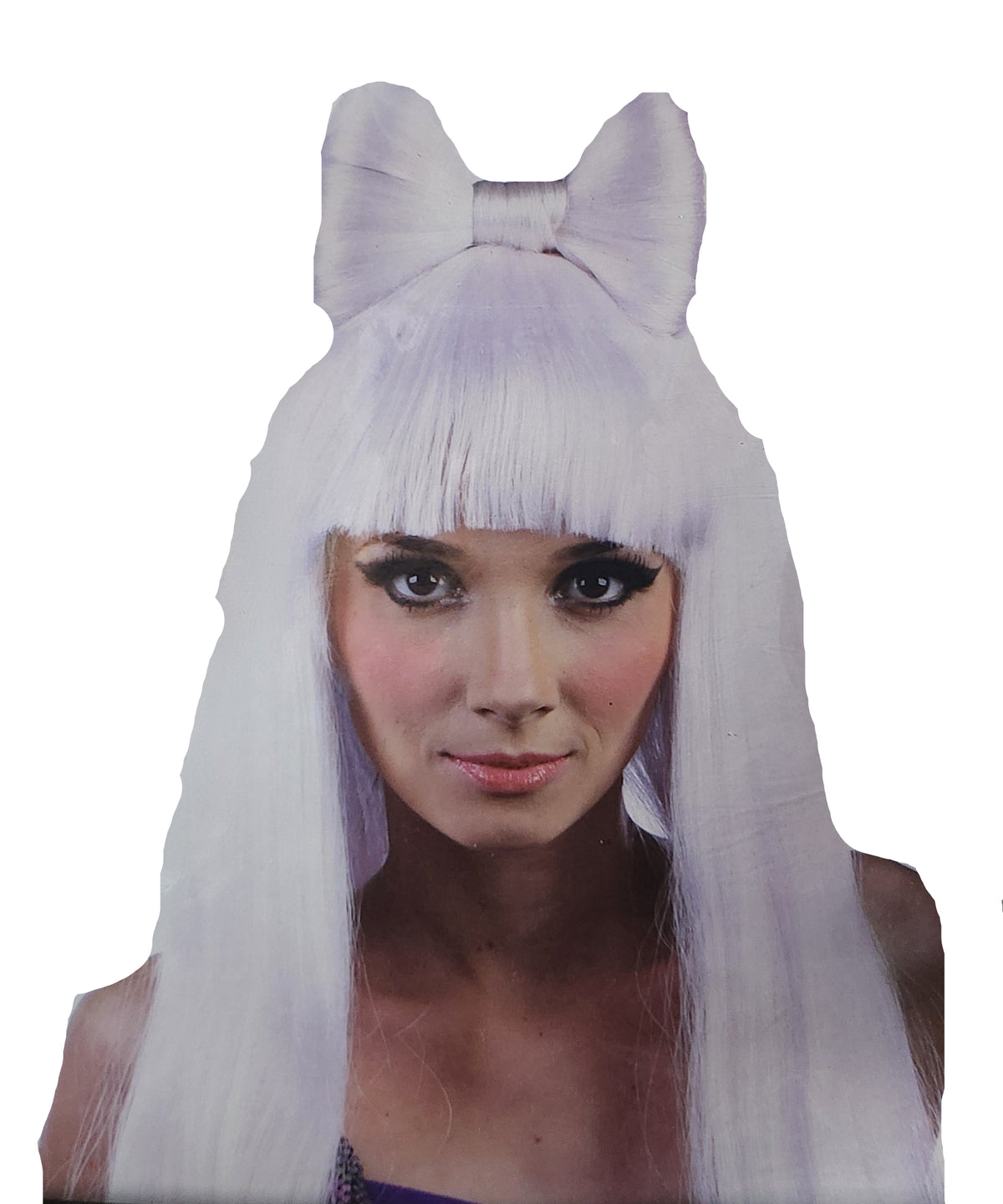Blonde Pop Princess Wig With Top Bow