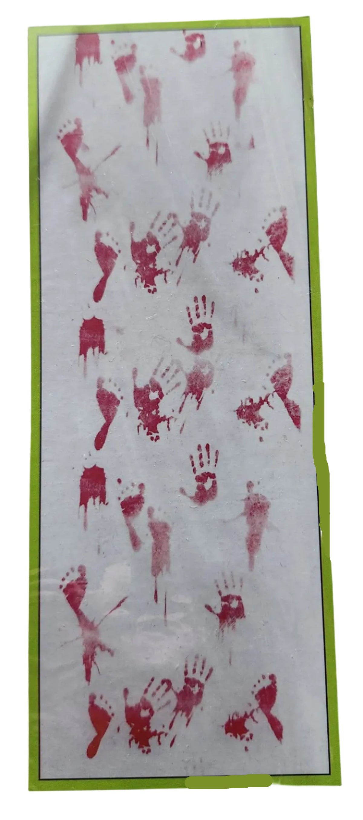 Fabric With Bloody Prints
